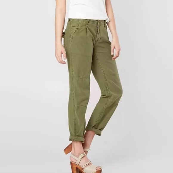 Free People cropped utility pants - size 4 - Picture 6 of 11